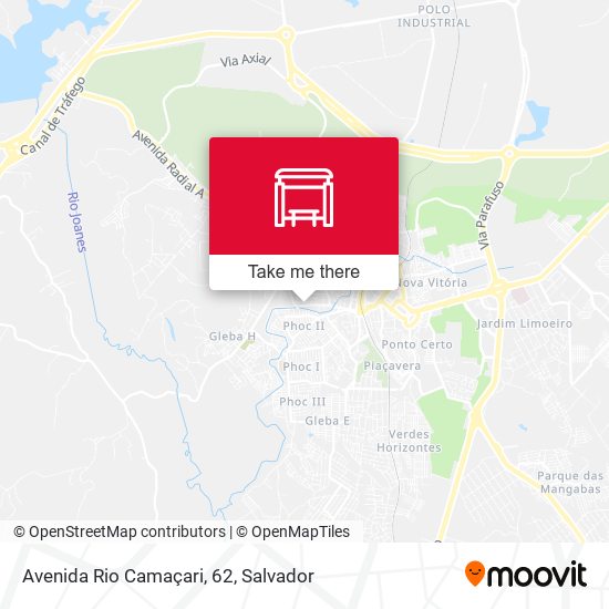 Avenida Rio Camaçari, 62 map