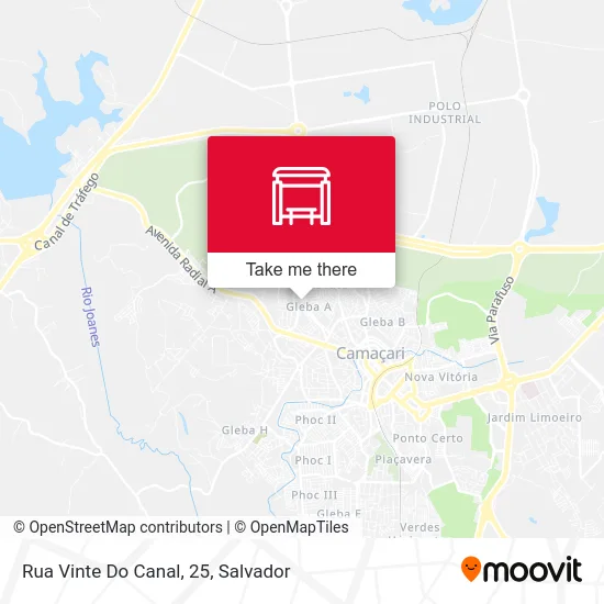 Rua Vinte Do Canal, 25 map