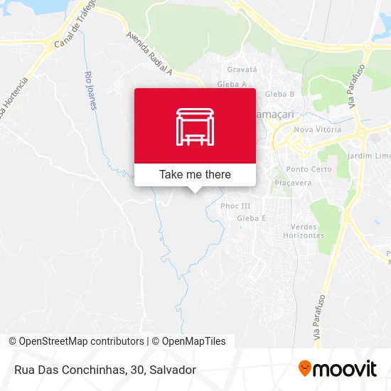 Rua Das Conchinhas, 30 map