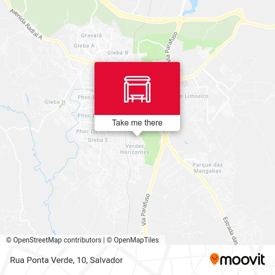 Rua Ponta Verde, 10 map