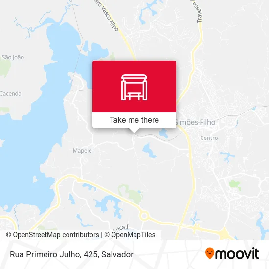 Rua Primeiro Julho, 425 map