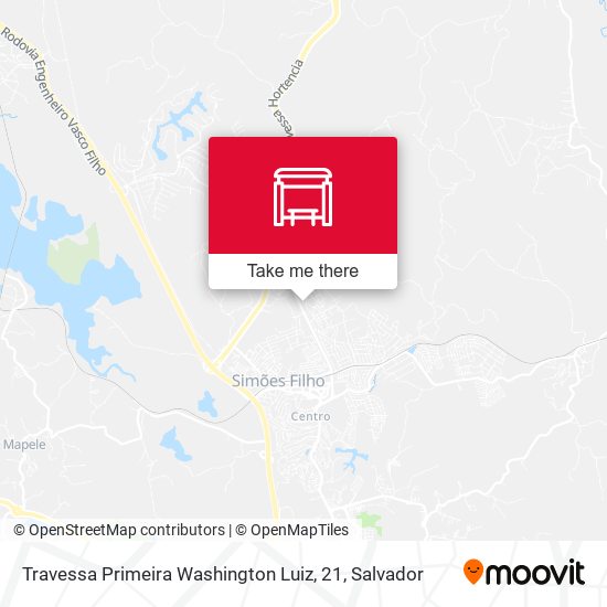 Mapa Travessa Primeira Washington Luiz, 21