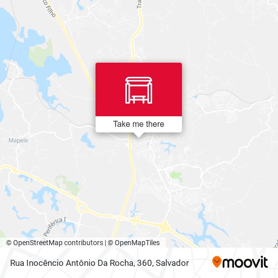 Rua Inocêncio Antônio Da Rocha, 360 map