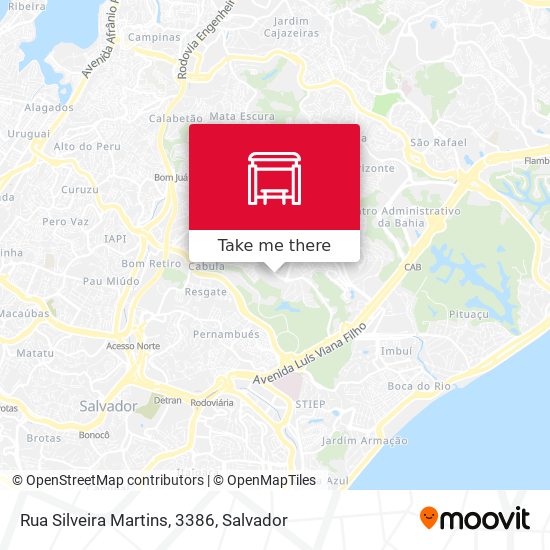 Mapa Rua Silveira Martins, 3386