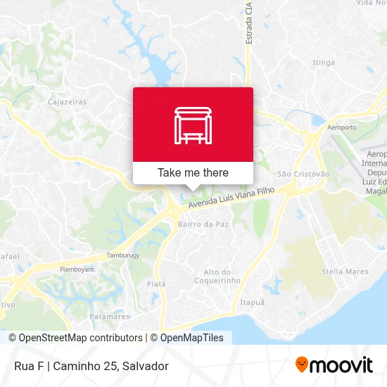 Rua F | Caminho 25 map