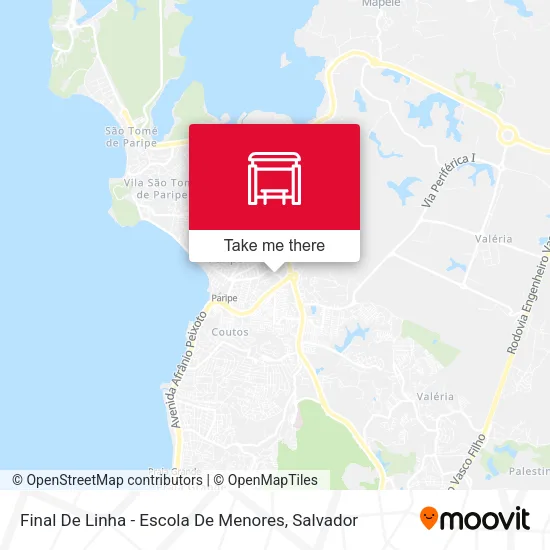 Final De Linha - Escola De Menores map