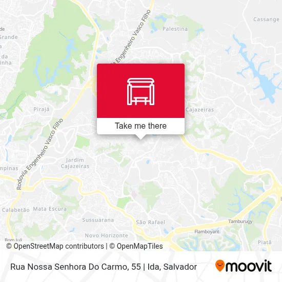Rua Nossa Senhora Do Carmo, 55 | Ida map