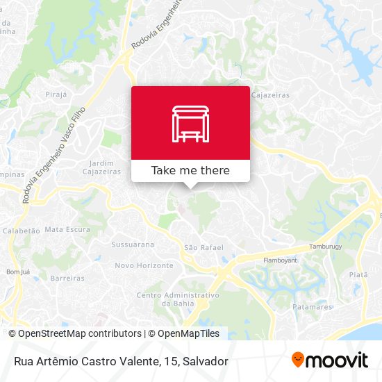 Mapa Rua Artêmio Castro Valente, 15