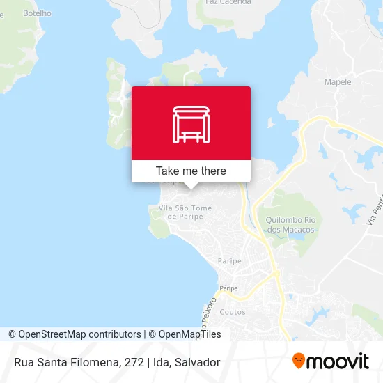 Rua Santa Filomena, 272 | Ida map