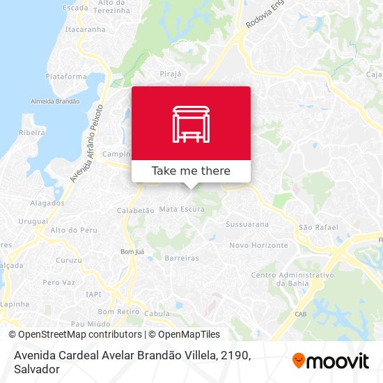 Avenida Cardeal Avelar Brandão Villela, 2190 map