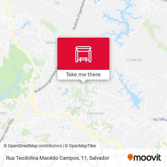 Rua Teodolina Macêdo Campos, 11 map