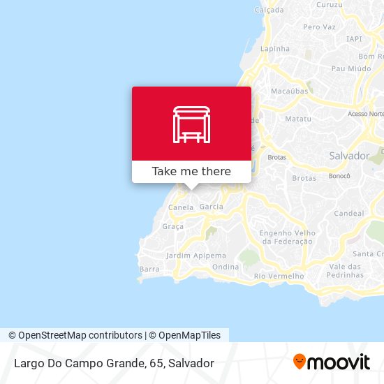 Mapa Largo Do Campo Grande, 65