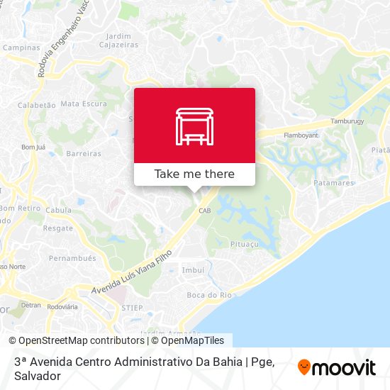 3ª Avenida Centro Administrativo Da Bahia | Pge map