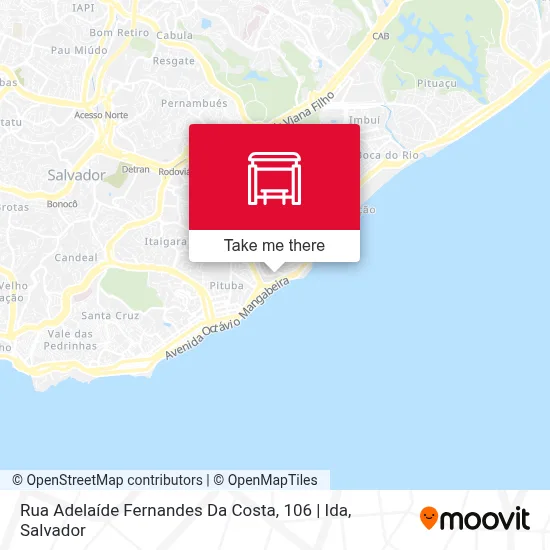 Rua Adelaíde Fernandes Da Costa, 106 | Ida map