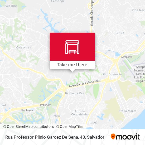 Mapa Rua Professor Plínio Garcez De Sena, 40