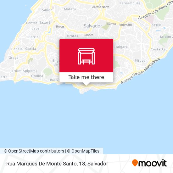 Mapa Rua Marquês De Monte Santo, 18