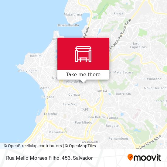 Mapa Rua Mello Moraes Filho, 453