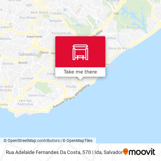 Mapa Rua Adelaide Fernandes Da Costa, 570 | Ida