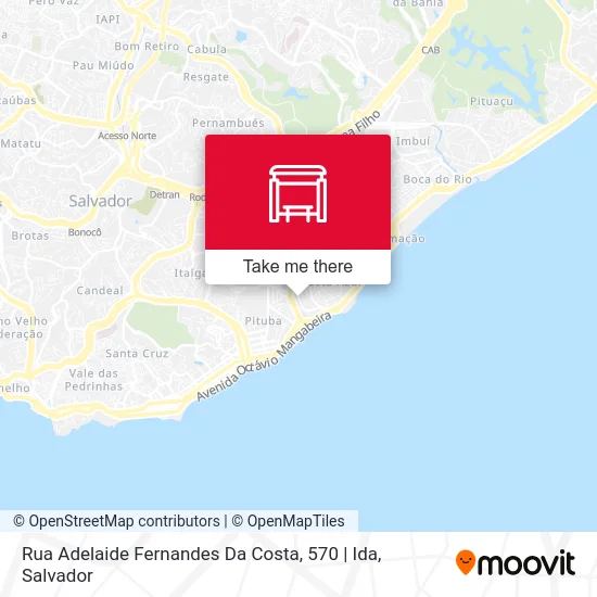 Rua Adelaide Fernandes Da Costa, 570 | Ida map