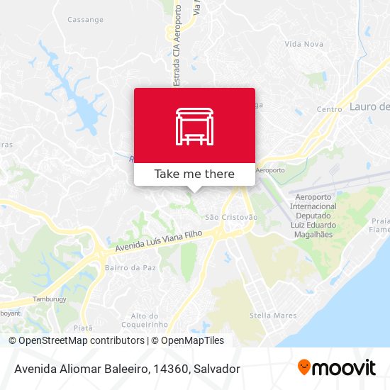 Avenida Aliomar Baleeiro, 14360 map