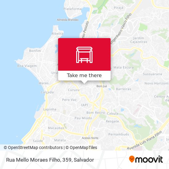 Rua Mello Moraes Filho, 359 map
