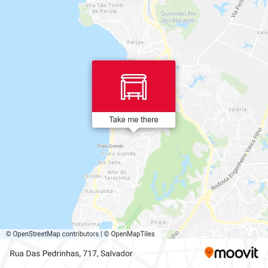 Rua Das Pedrinhas, 717 map