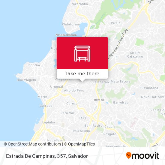 Estrada De Campinas, 357 map