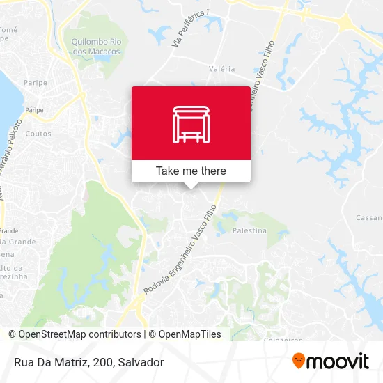 Rua Da Matriz, 200 map