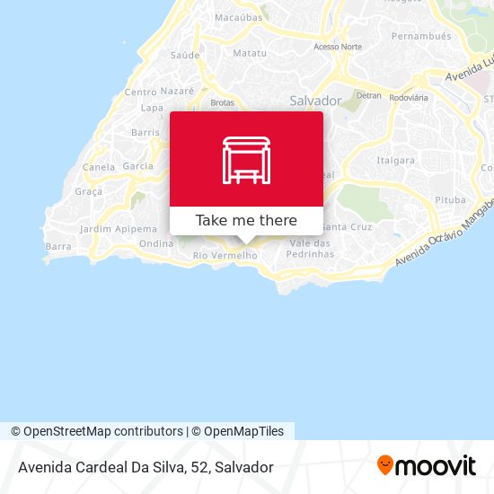 Avenida Cardeal Da Silva, 52 map