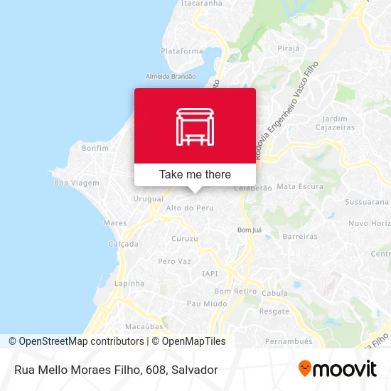 Rua Mello Moraes Filho, 608 map