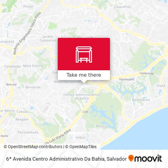 6ª Avenida Centro Administrativo Da Bahia map