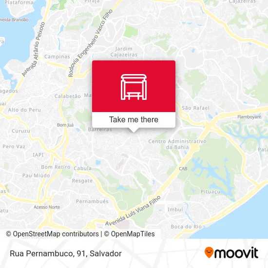 Rua Pernambuco, 91 map