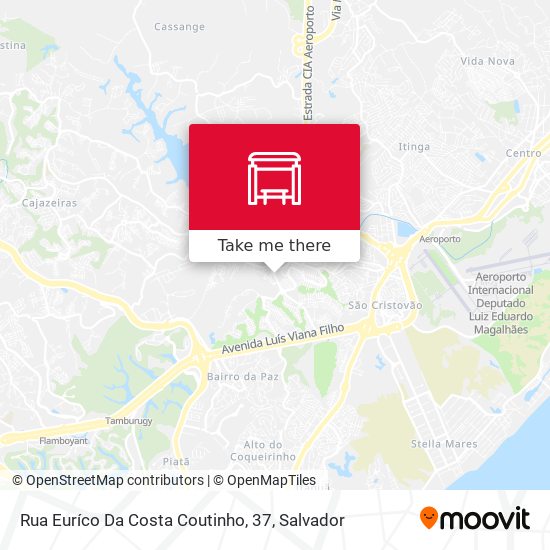 Mapa Rua Euríco Da Costa Coutinho, 37