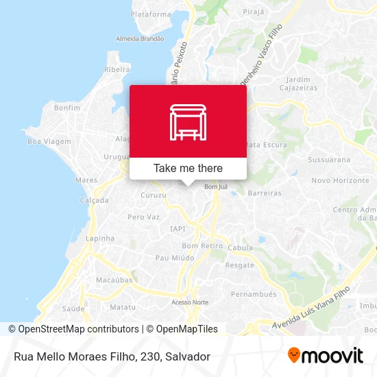 Mapa Rua Mello Moraes Filho, 230
