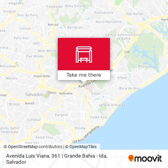 Avenida Luís Viana, 361 | Grande Bahia - Ida map