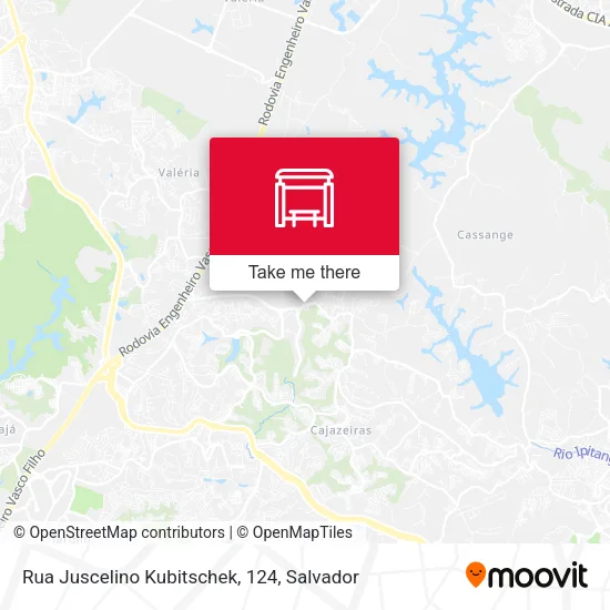 Rua Juscelino Kubitschek, 124 map
