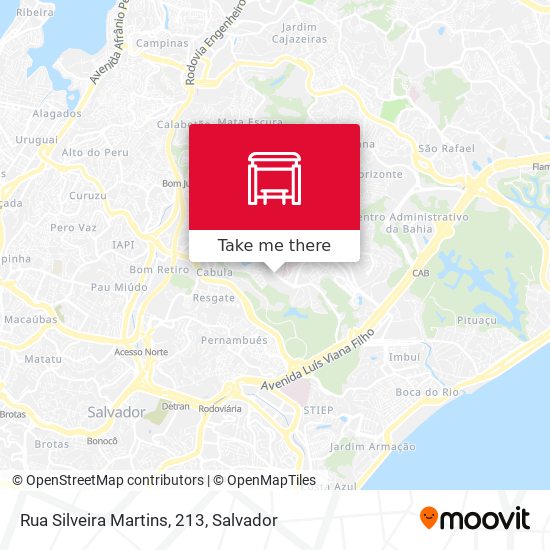 Mapa Rua Silveira Martins, 213