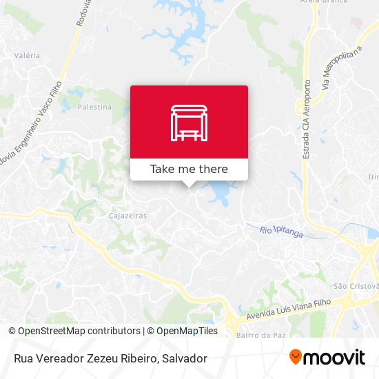 Rua Vereador Zezeu Ribeiro map