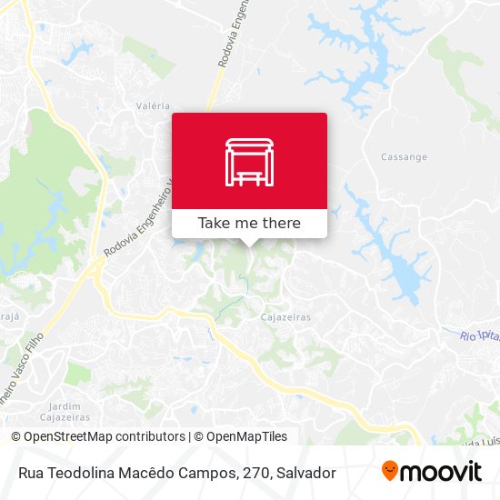 Mapa Rua Teodolina Macêdo Campos, 270