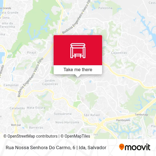 Rua Nossa Senhora Do Carmo, 6 | Ida map