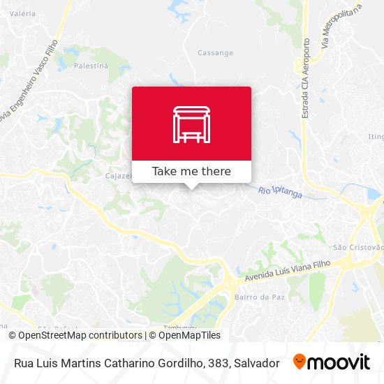 Mapa Rua Luis Martins Catharino Gordilho, 383