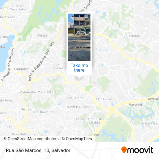 Rua São Marcos, 10 map