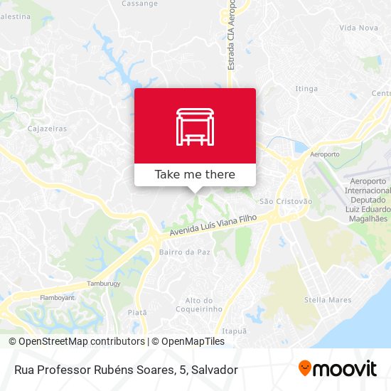 Rua Professor Rubéns Soares, 5 map