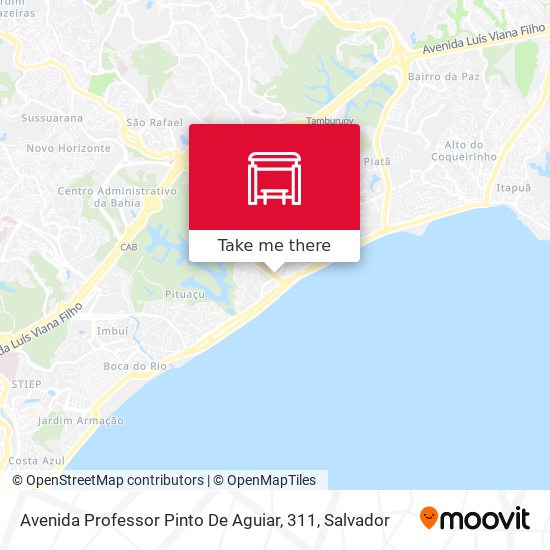 Mapa Avenida Professor Pinto De Aguiar, 311