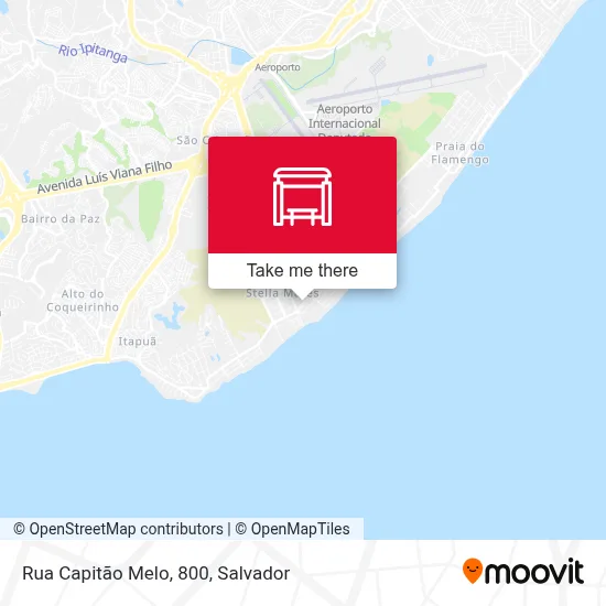 Rua Capitão Melo, 800 map