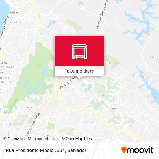 Rua Presidente Médici, 334 map
