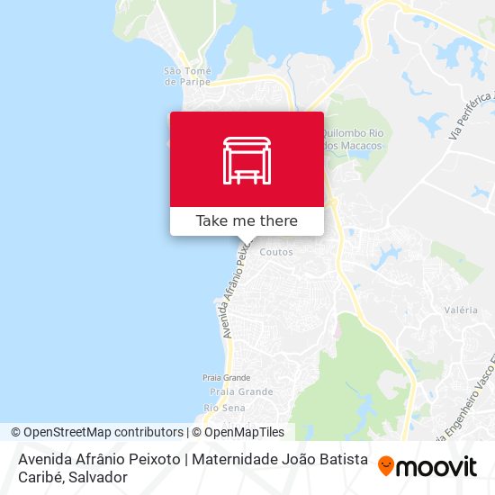 Avenida Afrânio Peixoto | Maternidade João Batista Caribé map