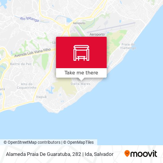 Alameda Praia De Guaratuba, 282 | Ida map