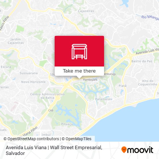 Avenida Luis Viana | Wall Street Empresarial map