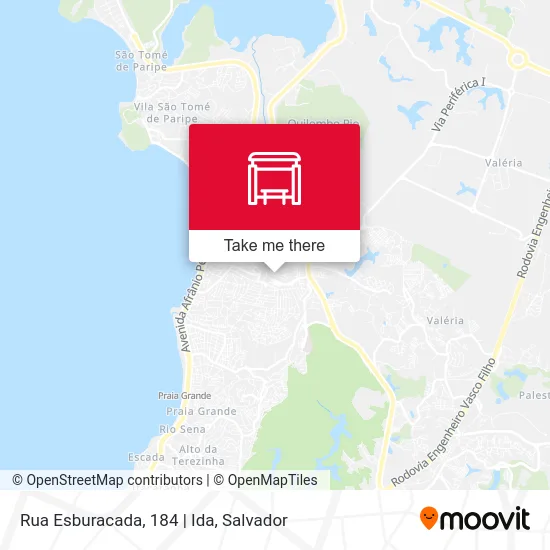 Rua Esburacada, 184 | Ida map